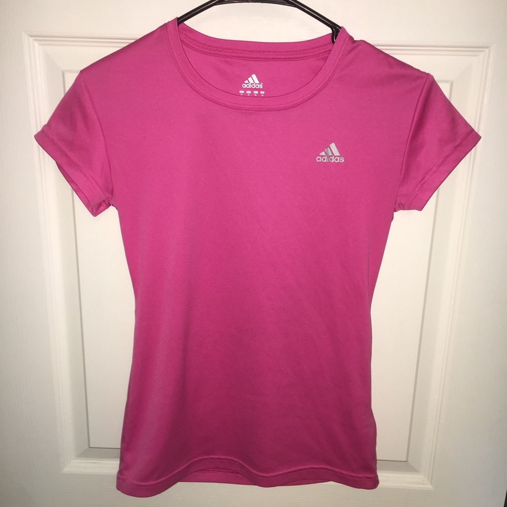 Woman’s Adidas Pink 100% Polyester T-Shirt
